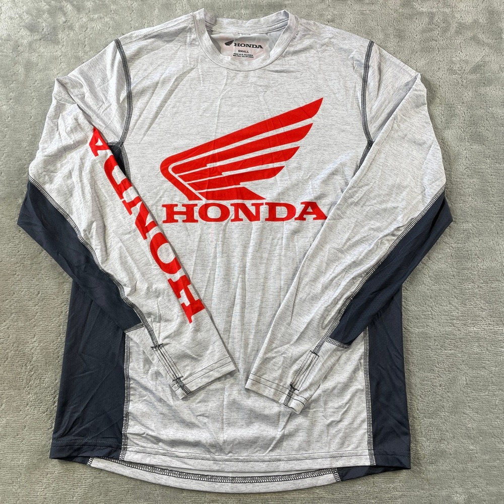 Honda Racing Jersey Shirt Womens Small Performance Moto Ride Red Dirt Biker